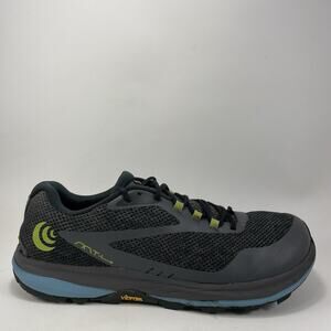 Topo Athletics MT-4 Trail Runnings Shoes Mens Size 12.5 Grey/Blue Vibram